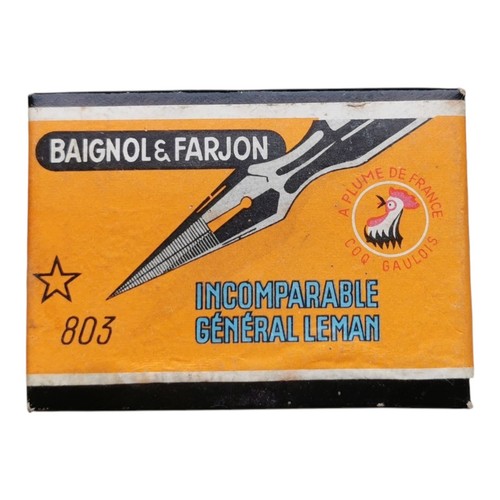 Boîte 144 plumes baignol - boîte, de