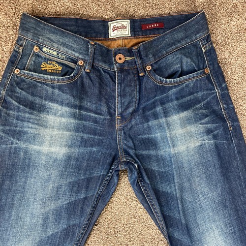 Mens superdry loose jeans - mens, w30