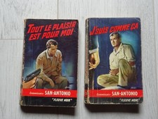 LOT 2 ROMANS SAN ANTONIO DE FREDERIC DARD ANNEES 1959 1960 COUVERTURE GOURDON