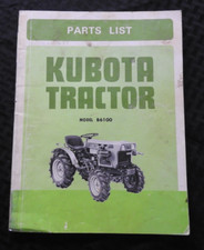 Catalogue De Pièces Du Tracteur KUBOTA B6100 D'Occasion 1978-1984 En Bon État