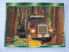 CARTE FICHE CAMION PORTEUR KENWORTH T800 1986