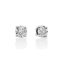 Boucles D'Oreilles Femme Miluna Reflets Or 750 et Diamants ERD2319 Neuf Origine