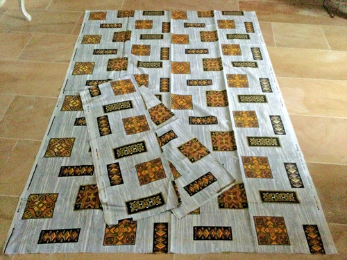 Coupons tissu vintage - coupons,