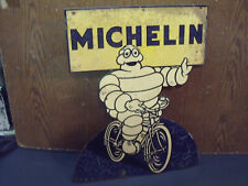 RARISSIME TOLE PNEU VELO MICHELIN ANNEES 40 -NO COPY - englebert hutchinson