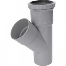 Culotte pvc 45° à joint de