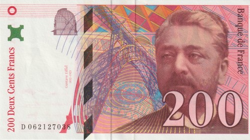Billet 200 francs - francs, gustave