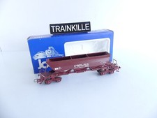 6644 JOUEF FRANCE HO WAGON TREMIE A BOGIES A BALLAST Ets ROY ET FILS SNCF