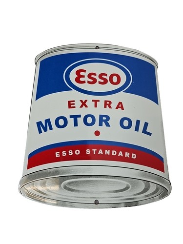 Plaque émaillée boite esso - émaillée,