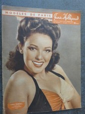 revue  paris Hollywood numéro 63 Linda Darnell
