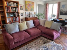 Canapé angle Roche Bobois en tissus