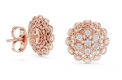 Boucles oreilles clous - d'oreilles,