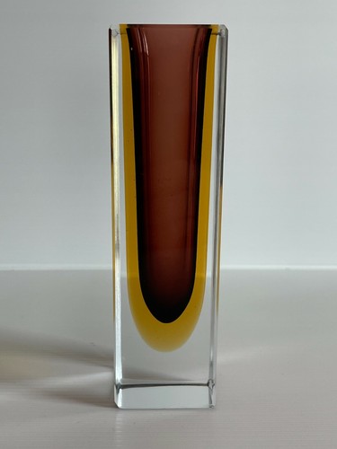 Vase brun verre - vase,