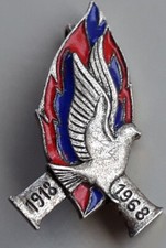 Broche commémoration de