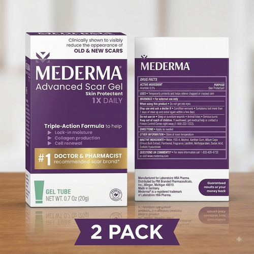 2pack mederma advanced scar - mederma,