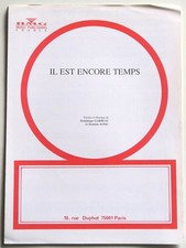 Partition sheet music DOMINIC