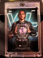 LEWIS HAMILTON 2021 Topps Formula 1 Lights Out BLUE 24/50 - F1 World Champion