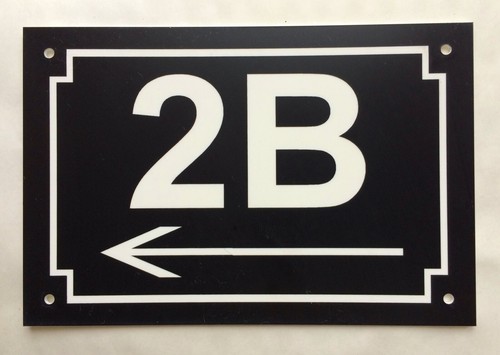Plaque pvc numero - plaque, ou