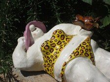 Sculpture céramique "Panther