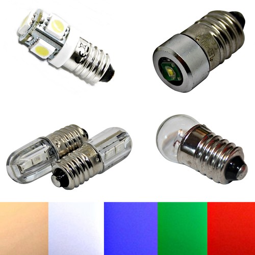 10x e10 led - 1x, douille