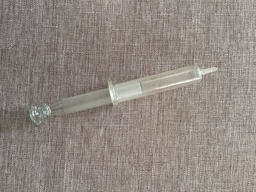 Ancienne seringue verre - ancienne,