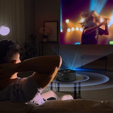 Mini Projecteur Divertissement Enfant Haute Qualit�� Audio Connexion Smartphone