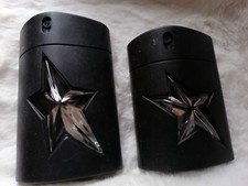 Thierry Mugler étuis noirs rabber 50ml + 30ml Rechargeables vides #Amen