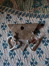 Boucles d'oreilles coeur Guess neuves vintage 
