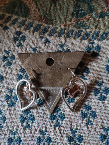 Boucles oreilles coeur guess - coeur,