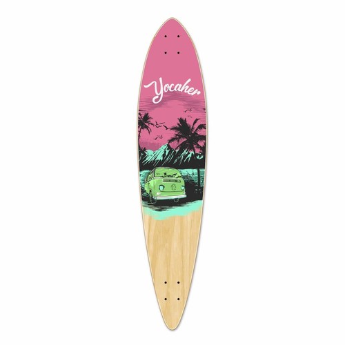 Pintail longboard deck - longboard,