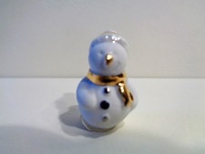 FEVE BONHOMME DE NEIGE BLANC ET OR NEIGE ET OR 2022  R/V