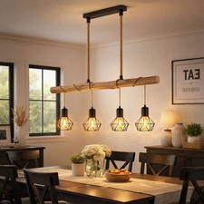 Plafonnier LED Suspension Noir