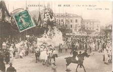 CPA animée voyagée CARNAVAL