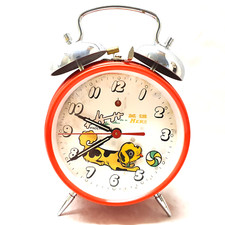 Ancien Réveil Rouge Animé HERO Chien Tête Aticulé