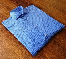 SPADA taille S/38/15 Chemises décontractées slim fit pour hommes Bleu NOUVEAU