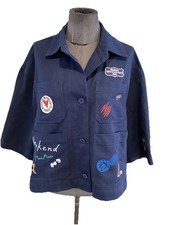 Superbe Veste Coton Marine