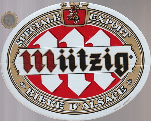 Autocollant bière mutzig - autocollant.,