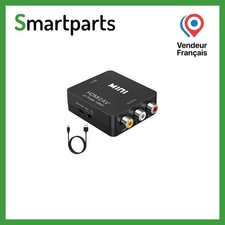 Adaptateur HDMI vers RCA Audio Video AV CVBS HD TV HDMI2AV Noir
