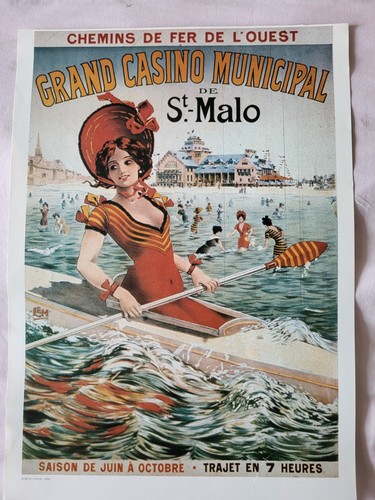 Affiche grand casino municipal - casino,
