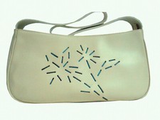 Sylvain Lefebvre 1748 Sac de dame Cuir Ivoire epaule Occasion