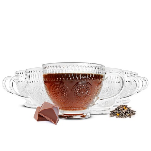 Cappuccino verres avec - 6,