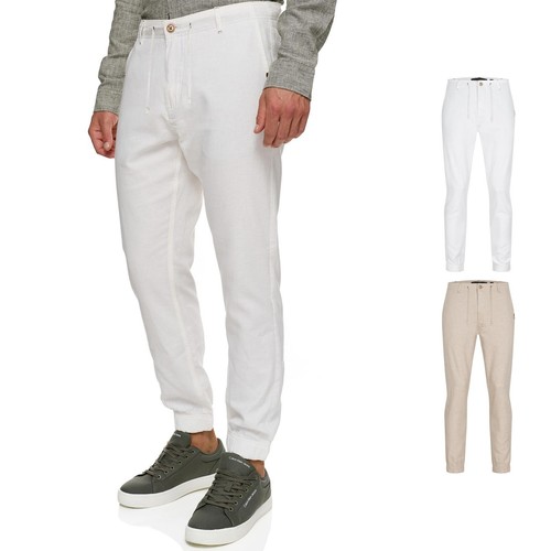 Pantalon lin indicode pour - pantalon,