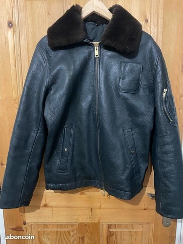 Blouson cuir armée air - cuir,