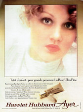 publicité Advertising 1023  1972   maquillage  Harriet Hubbar Ayer  teint enfant