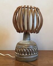 Lampe de chevet Huguette Marius Bessone Vallauris céramique vintage Louis Sognot