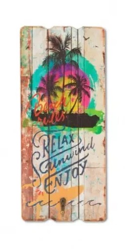 Porte serviette déco bord - , de
