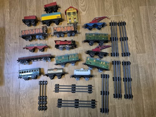 Lot jouet ancien - train, en