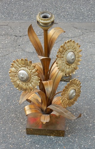 1970 lampe aux tournesols - lampe,