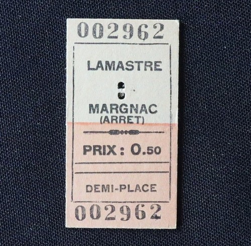 Ancien ticket paris - ticket,