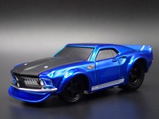 1969 69 Ford Mustang Gt Fastback Blue 1/64 Scale Diorama Diecast Modèle Voiture
