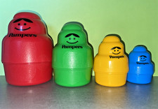 Ensemble de 4 poupées gigognes matriochka Pampers - jouet publicitaire Pampers